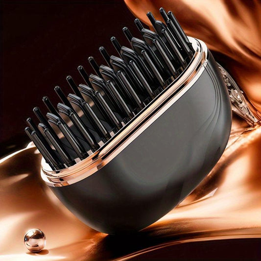 Revolutionize Your Hair Game with the Mini Cordless Hair Straightener - The Ultimate 2-In-1 Heated Comb and Iron for Effortless Styling Anywhere!